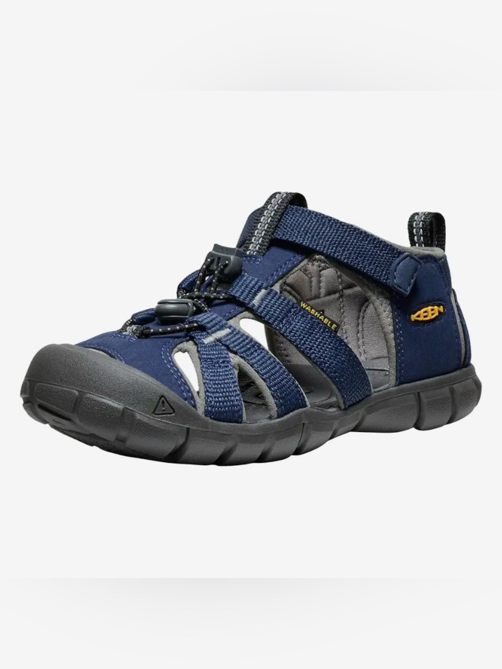 KEEN Blue Sandals Seacamp II CNX Little Kid Sz9 Water Friendly Outdoor Hiking